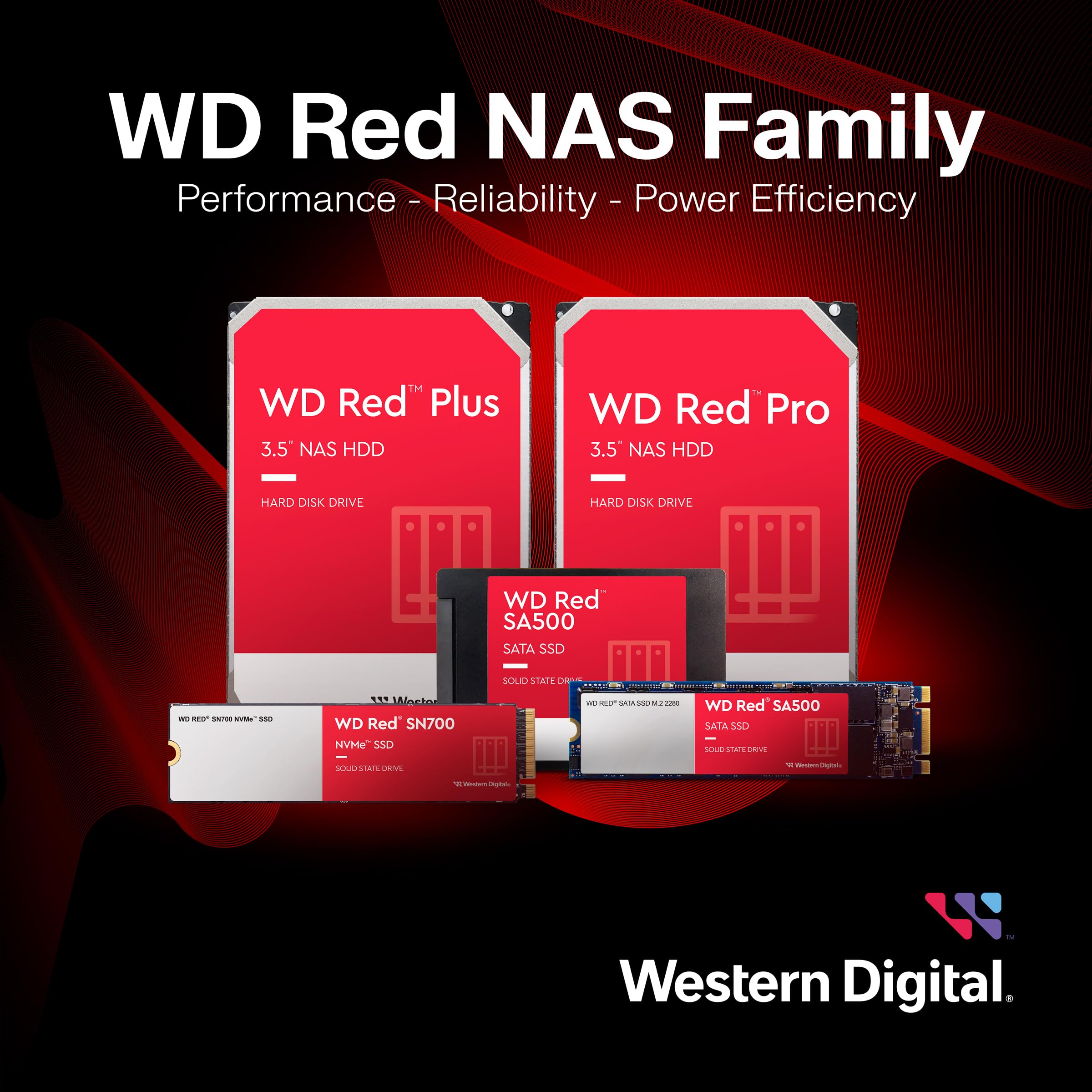 Western Digital 3TB WD Red Plus NAS HDD WD30EFRX 3.5